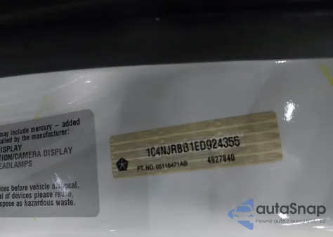 2014 Jeep Patriot Sport from USA, damaged, VIN 1C4NJRBB1ED924355